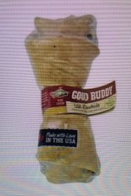 Castor And Pollux Good Buddy Rawhide Bone Dog Treat - 6-7 Inch - Case Of 12