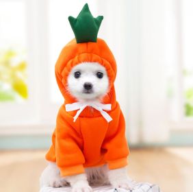 Dog Autumn And Winter Clothing Small And Medium Dog Love Two Legged Cat Cute Pet Clothing (Option: 3 Style-2XL)