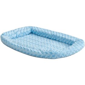 MidWest Double Bolster Pet Bed Blue (Option1: Small  1 count)