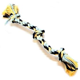 Flossy Chews Colored 3 Knot Tug Rope (Option1: 20" Long)