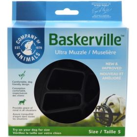 Baskerville Ultra Muzzle for Dogs (Option1: Dogs 6090 lbs  (Nose Circumference 13.7"))