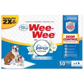 Four Paws Wee (Option1: Febreze Freshness  50 Count)