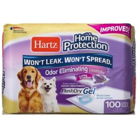 Hartz Home Protection Lavender Scent Odor Eliminating Dog Pads (Option1: 100 count)