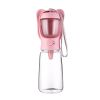 2 In 1 Dog Water Bottle, Leak Proof Portable Pet Water Bottle With Food Container, Outdoor Portable Water Dispenser For Dog, Puppy Supply For Walking